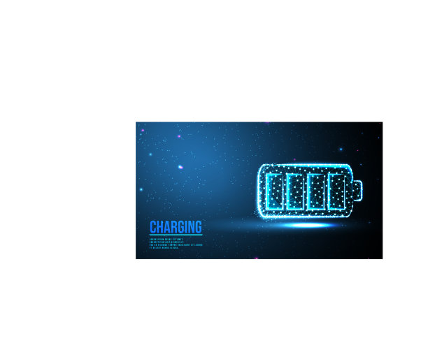 充满快速充电电池抽象低图片下载