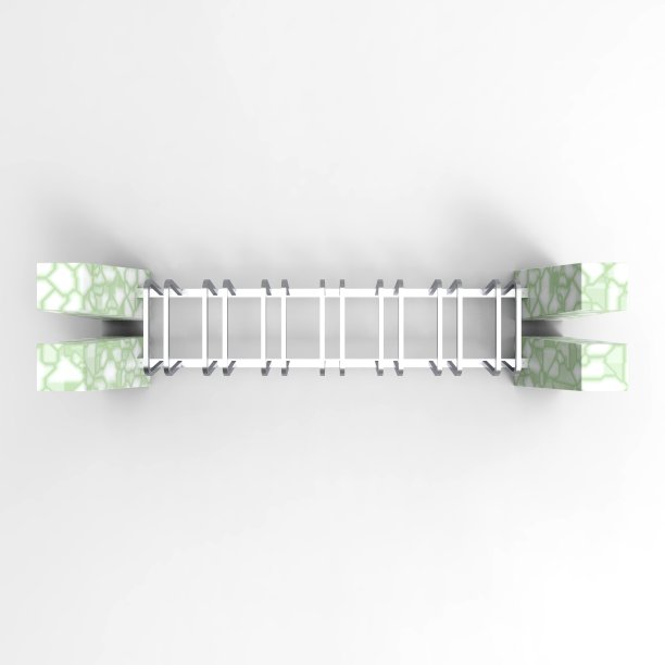 3d图像的自行车停车场Rimini俯视图图片下载