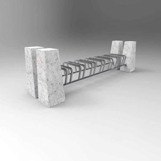 3d图像的自行车停车Rimini等距视图图片下载