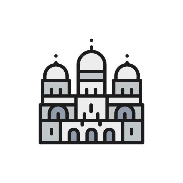 大教堂是巴黎圣心地标图片下载