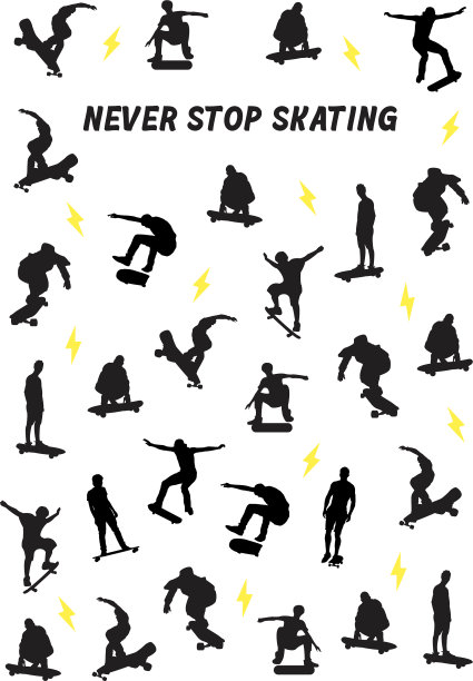 以滑板为背景图片下载