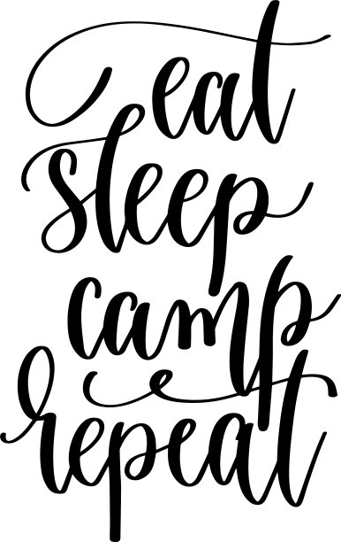 吃，睡，露营，抄写，旅行图片下载