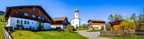 在巴伐利亚的万伯格山的景色图片下载