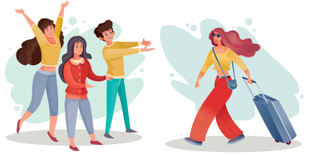 三个男人和女人见了他们的女朋友图片下载