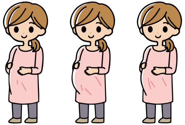 孕妇插画图片下载