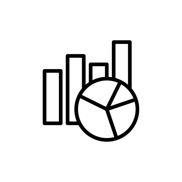 饼图图标矢量图模板图片下载