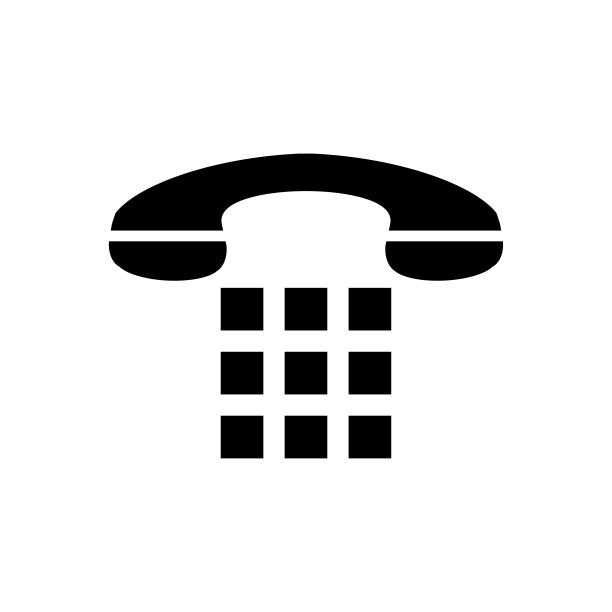 电话图标平面矢量模板设计流行图片下载