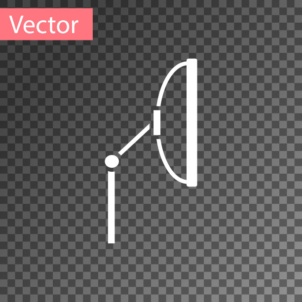 白色挡风玻璃刮水器图标隔离图片下载
