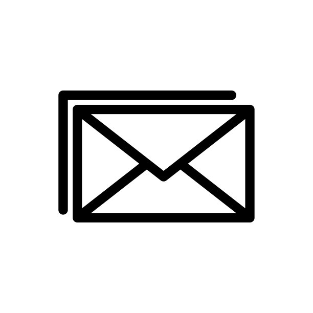 信封图标平面矢量模板设计流行图片下载