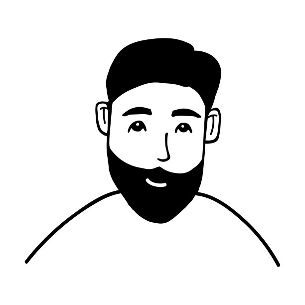 手绘可爱卡通理发店男士头像矢量素材，包含不同发型图片下载