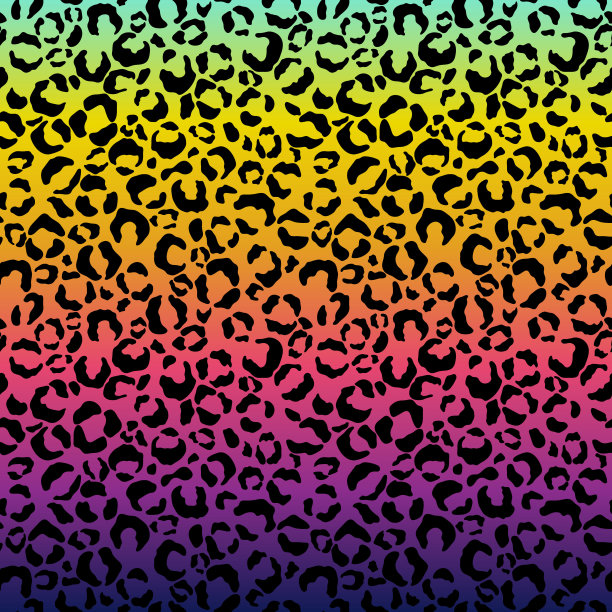 时髦的豹纹梯度背景图片下载