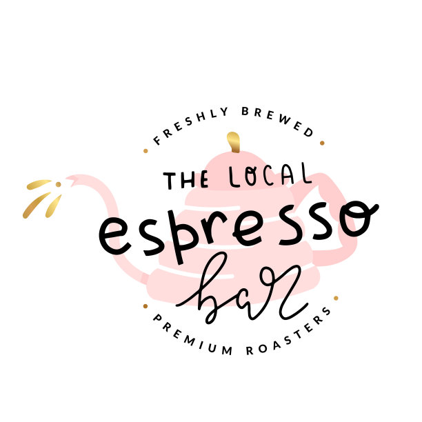 咖啡店或浓缩咖啡吧的标志模板图片下载