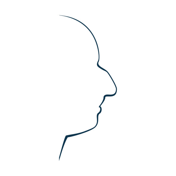 轮廓男头图片下载