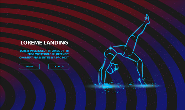 单腿桥瑜伽女子练习姿势图片下载