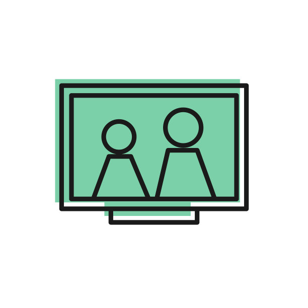 画框上的黑线图标隔离在表上图片下载