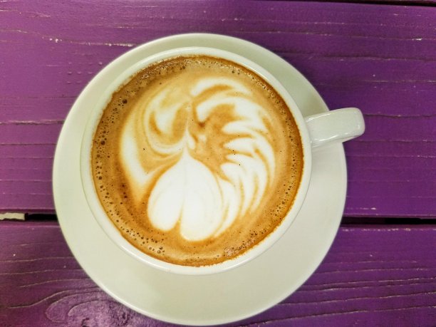 紫色卡布奇诺图片下载