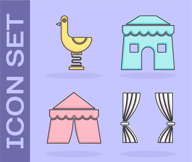 设幕骑童鸭马戏团帐篷和图片下载