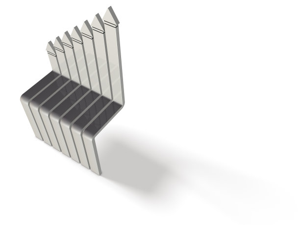 上升的箭头，策略模糊的3D效果图片下载