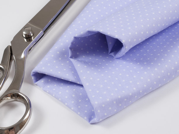 彩色棉布，米和剪刀图片下载