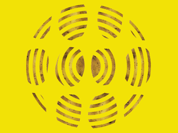 以圆形的马铃薯为食图片下载