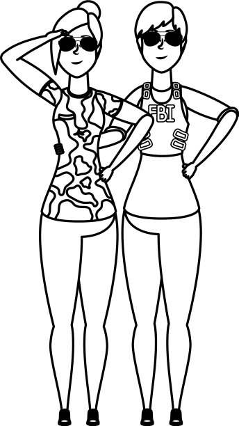 年轻的联邦调查局特工和军人图片下载