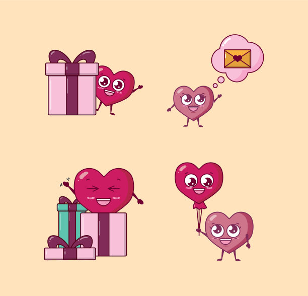 捆绑情人节设置图标图片下载