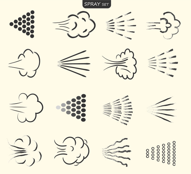 设置图标喷雾。图片下载
