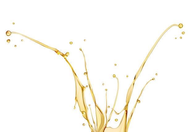 从玻璃瓶中倒出油来对抗白色图片下载