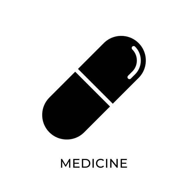 医药图标矢量插图图片下载