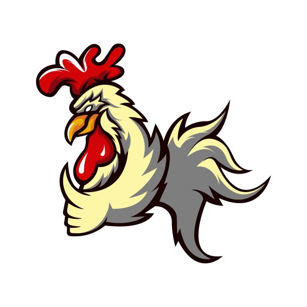 公鸡的吉祥物图片下载
