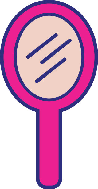 镜子化妆配件图标图片下载