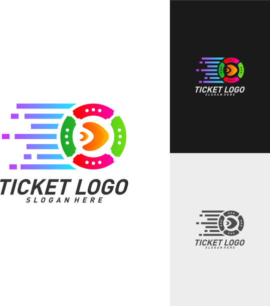 媒体票务标志设计影剧院票务标志图片下载