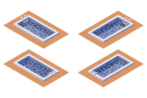 各种透视用游泳池图片下载
