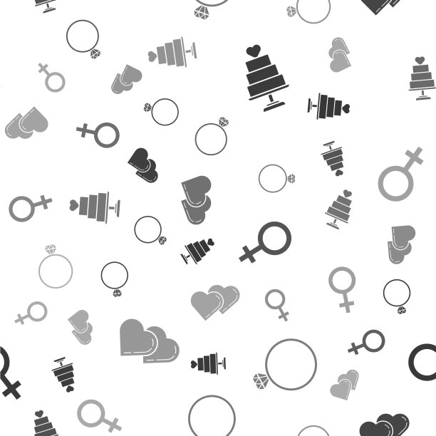 镶嵌心形钻石的婚礼蛋糕图片下载