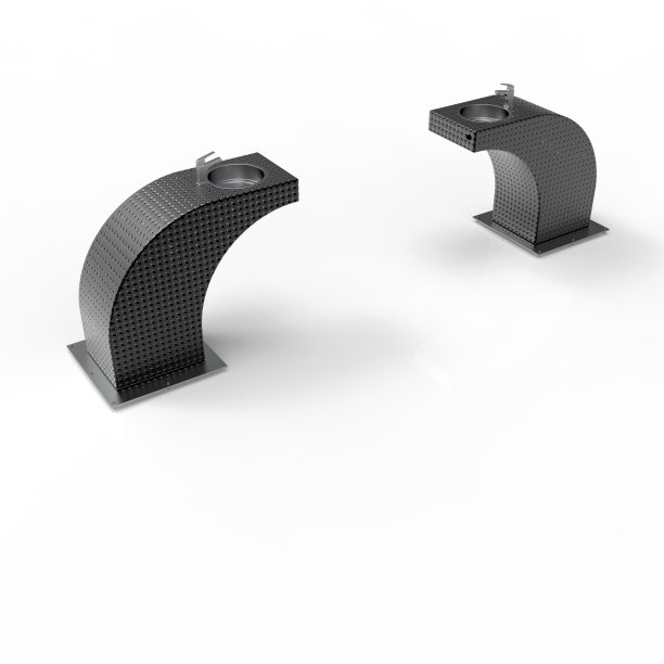 饮用花园喷泉穿孔金属三维图像图片下载