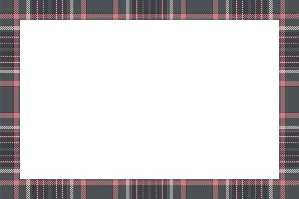 复古框苏格兰边界图案复古图片下载
