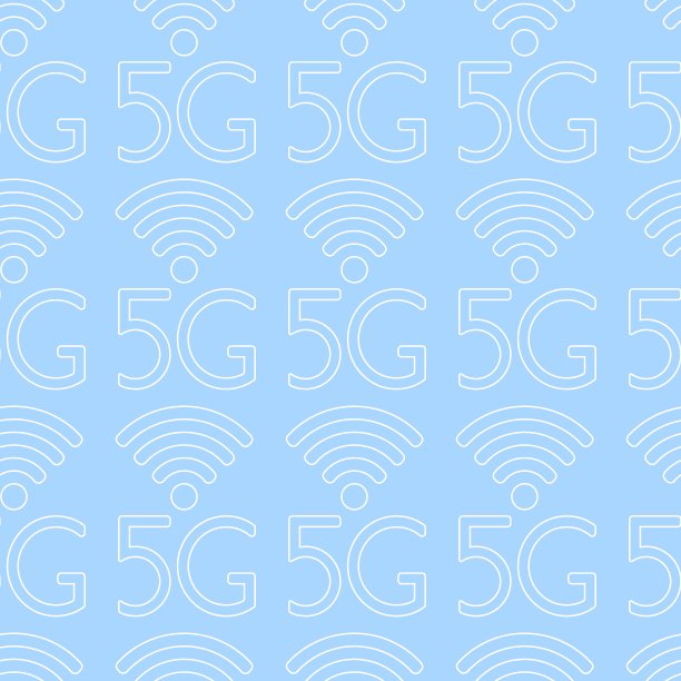 5g图标矢量无缝模式。网络连接的象征。图片下载