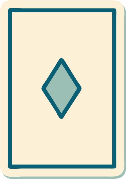 纹身风格贴纸的方块a图片下载