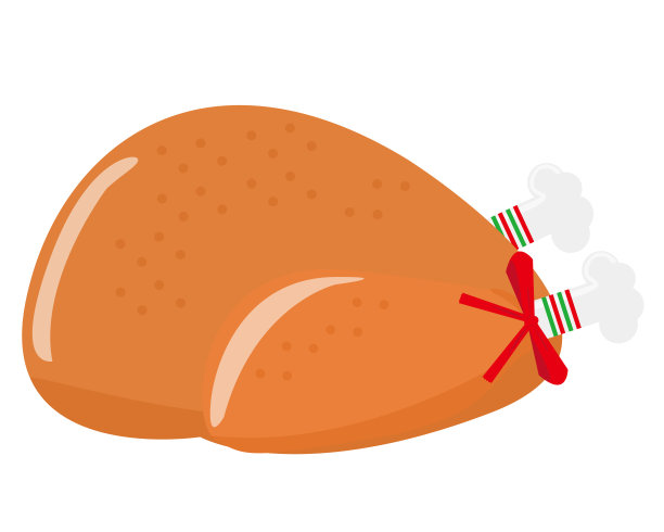 矢量图的鸡。烤鸡图片下载