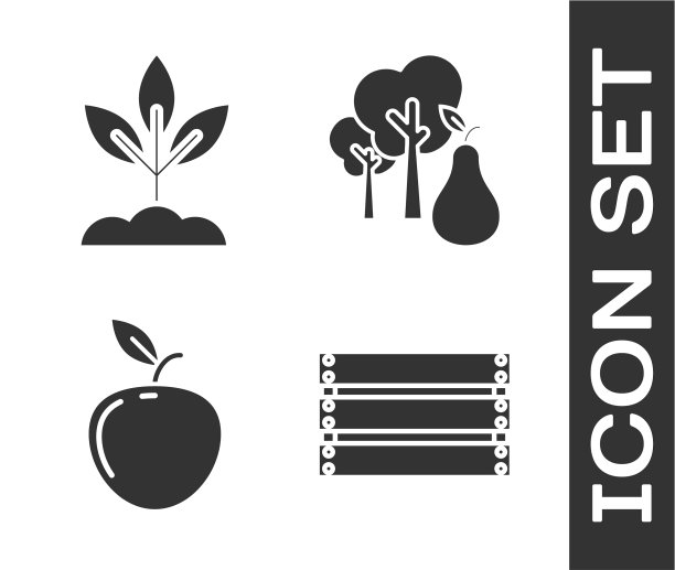 设置木盒种植苹果和梨树图片下载