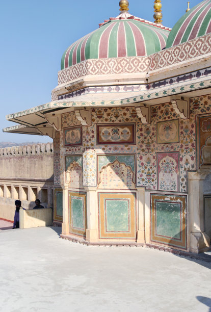 琥珀堡——典型的拉贾斯坦邦建筑图片下载