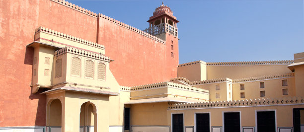 斋浦尔的印度宫殿图片下载