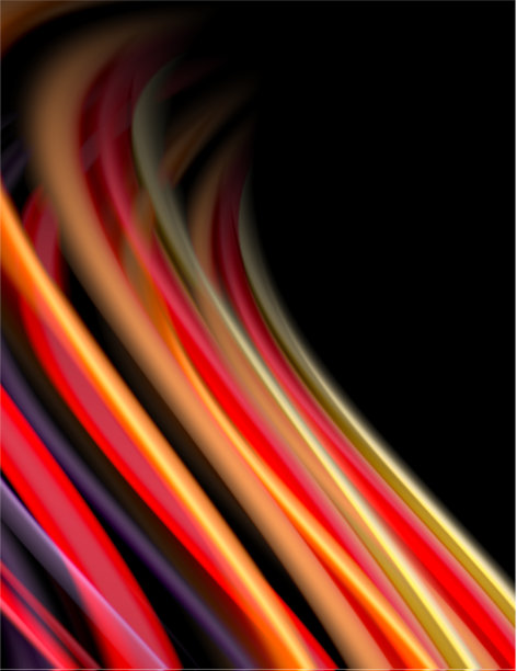 丝绸光滑的线条上的黑色液体液体的颜色图片下载