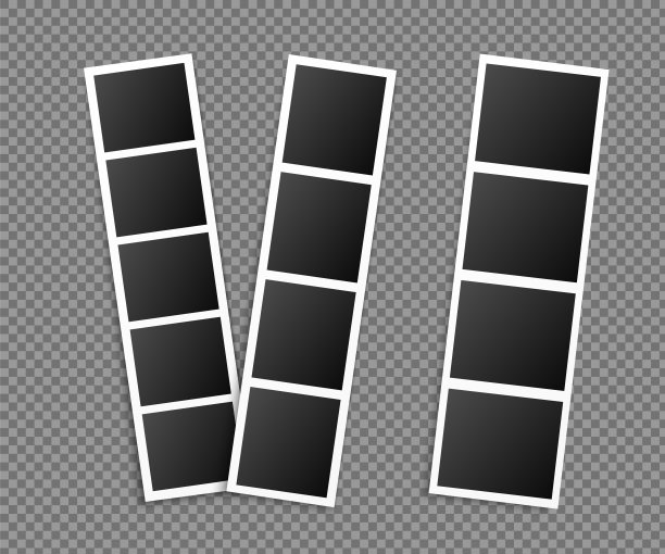照相亭相框。空矢量即时摄影快照设计。照片框快照。摄影图片卡模型图片下载