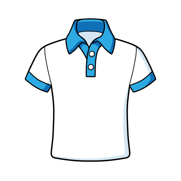 白色马球衬衫图片下载