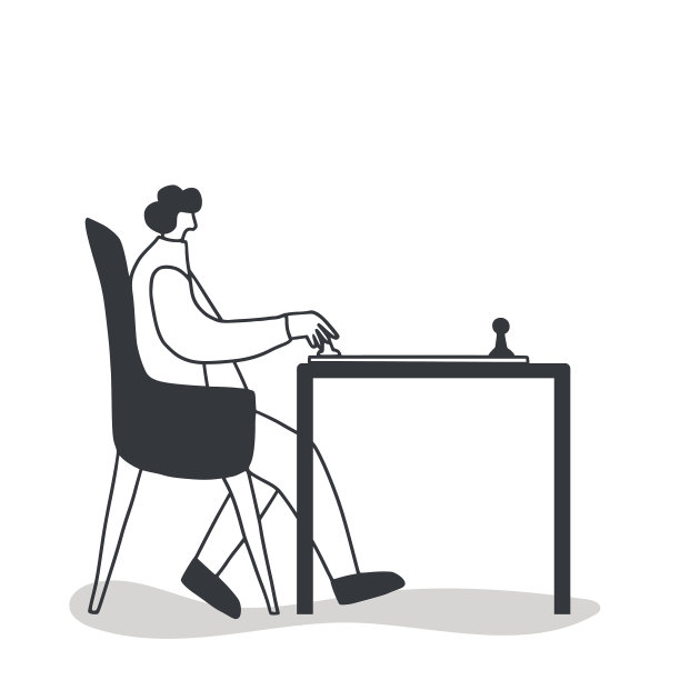 坐在椅子上的人图片下载