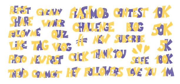 社交媒体网络引用设置文本图片下载