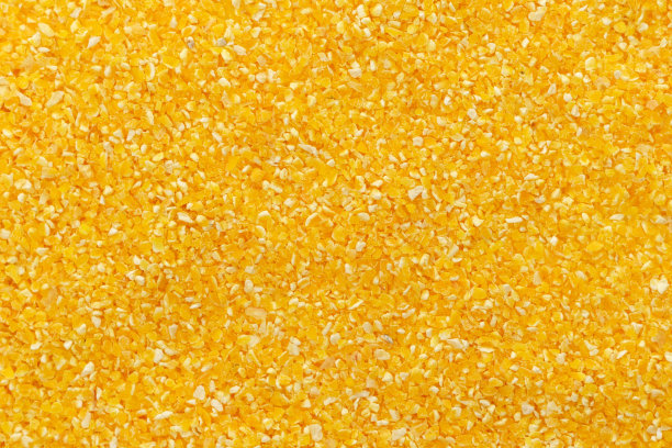 玉米粉背景。俯视图，特写。宏观结构图片下载