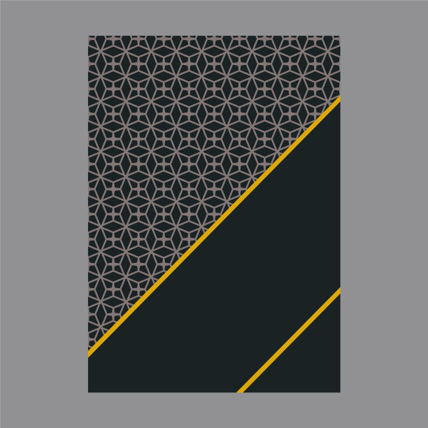 豪华高档菜单设计财务年度报告图片下载