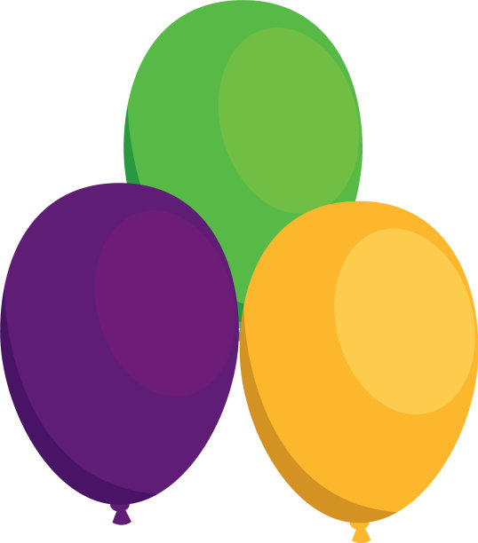 派对和庆祝气球设计图片下载